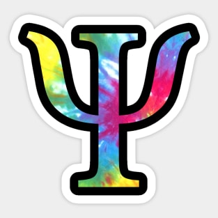 Tie Dye Psi Sticker